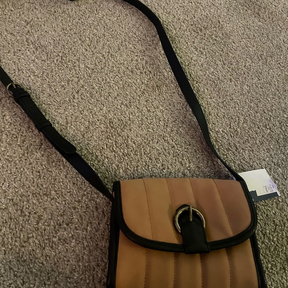 Universal Thread Tan and Black Crossbody Bag